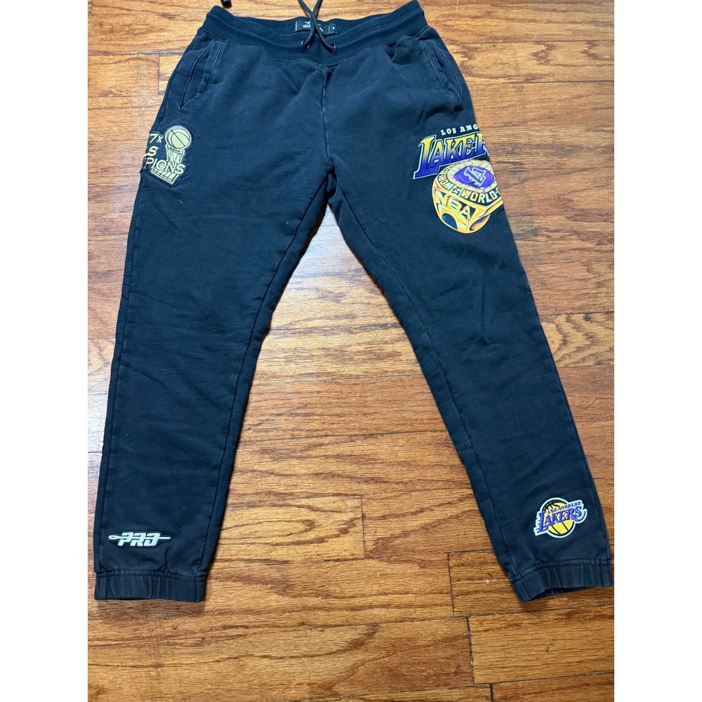 Pro Standard Los Angeles Lakers NBA Champions Sweatpants Black Mens Small